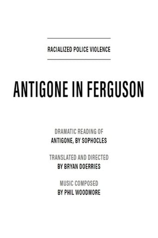 Antigone in Ferguson