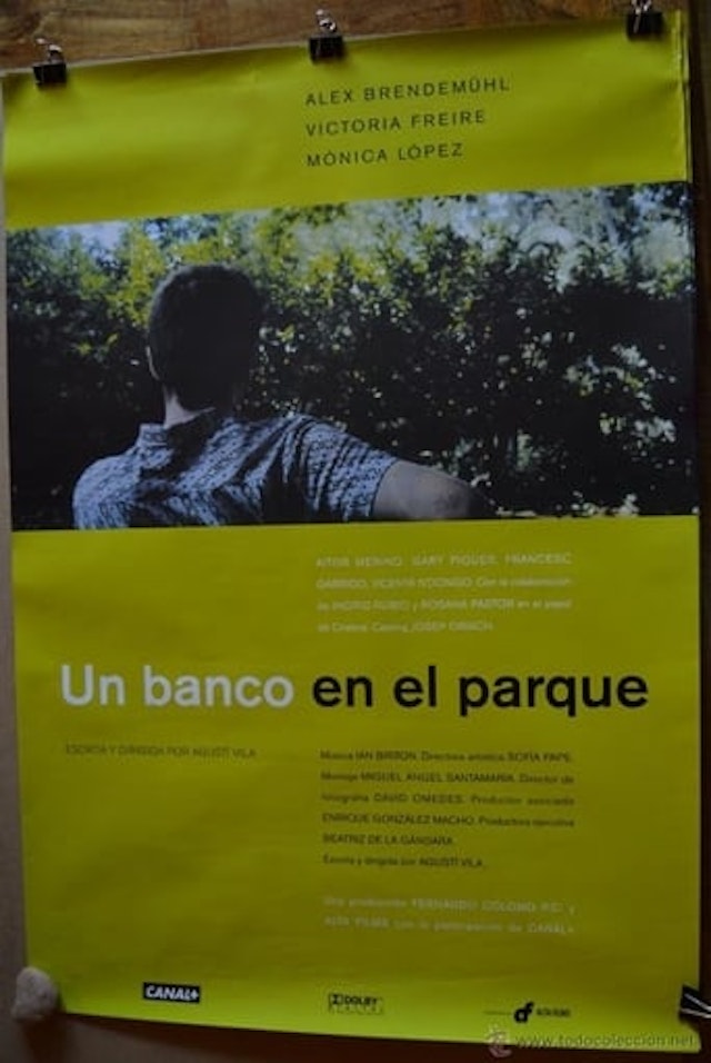 Un banco en el parque