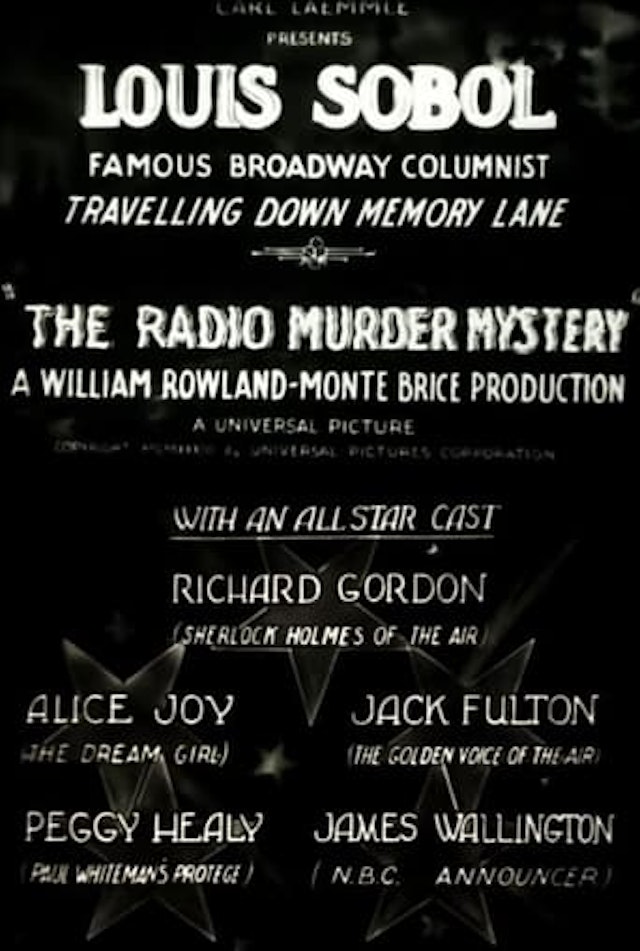 The Radio Murder Mystery